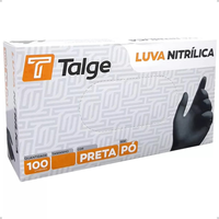 Foto do produto LUVA NITRILICA PRETA S/ PÓ (100UN) - TALGE