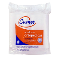 Foto do produto ATADURA ORTOPEDICA 15cmx1,8m (12 UNID)- CREMER	