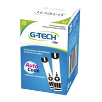 Foto do produto Tiras Reagentes Medição Glicose 1 (25 Unid) - G-Tech