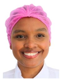 Foto do produto Touca Sanfonada Rosa Pink Gr 30 (pct C/100un)  - Dejamaro