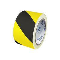 Foto do produto Kit 5un Fita Zebrada Amarela E Preta - 100m - Plastcor 