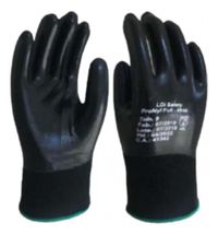 Foto do produto Luvas Pronyl Full Black 5 Pares (mod:8040) - Ldi Safety