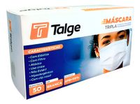 Foto do produto Máscara Cirúrgica Tripla C/elást (kit 2cx De 50unid) - Talge