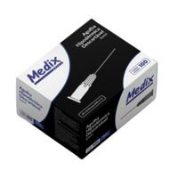 Foto do produto AGULHA HIPODERMICA 25X0,70MM - 22G (KIT 4CX C/ 100 UNID) - MEDIX