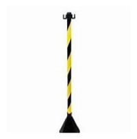 Foto do produto Pedestal Zebrado Amarelo E Preto (95cm) - Plastcor 