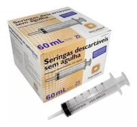 Foto do produto Seringa Descartável S/agulha B/cateter 60ml 25u - Descarpack