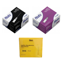 Foto do produto Agulha Hipodérmica (CAIXA COM 100 UNIDADE) - Medix