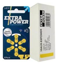Foto do produto BATERIA AUDITIVA C/6UN (TAM 10) KIT C/2 CARTELAS - EXTRA POWER