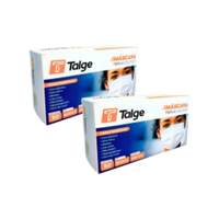 Foto do produto Máscara Cirúrgica Tripla C/elást (kit 2cx De 50unid) - Talge