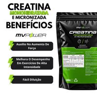 Foto do produto CREATINA MONOHIDRATADA 500g - MV POWER