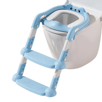 Foto do produto Assento Infantil Com Escada Para Vaso Sanitario - Azul