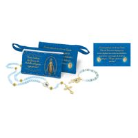 Foto do produto KIT  TERCO  PULSEIRA E  BOLSA COM ZIPER - NS DAS GRAÇAS
