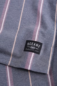 CAMISETA LISTRAS RECICLE COM ELASTANO BORDADO OCEANO