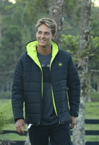 JAQUETA PUFFER OCEANO DUPLA-FACE NEON