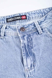 BERMUDA JEANS OCEANO LAVAGEM DESTROYER