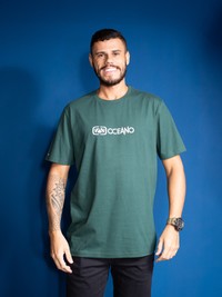 CAMISETA OCEANO LOGO MALHA