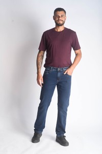 CALÇA JEANS OCEANO SLIM MALHA DENIM