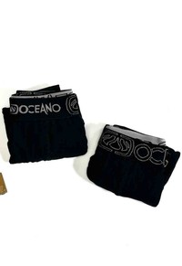 KIT 2 CUECA BOXER OCEANO PRETO