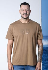 CAMISETA OCEANO RELEVO USE MAIS, LAVE MENOS
