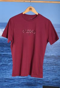 CAMISETA OCEANO RELEVO USE MAIS, LAVE MENOS