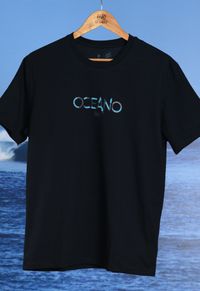 CAMISETA OCEANO RELEVO USE MAIS, LAVE MENOS