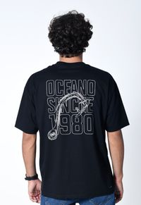 CAMISETA OCEANO OVERSIZE WAVE USE MAIS, LAVE MENOS