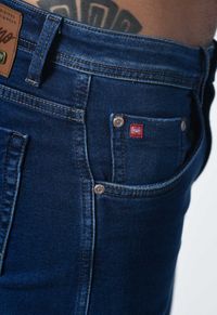 CALÇA JEANS SLIM OCEANO DENIM MALHA