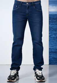 CALÇA JEANS SLIM OCEANO DENIM MALHA