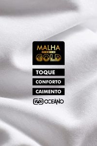 CAMISETA OCEANO PLUS SIZE RELEVO TECH GOLD