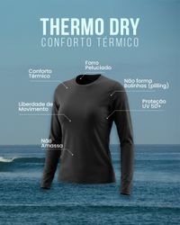 CAMISETA MANGA LONGA FEMININA THERMO DRY