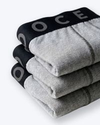 KIT 3 CUECA BOXER MESCLA OCEANO