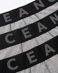 KIT 3 CUECA BOXER MESCLA OCEANO