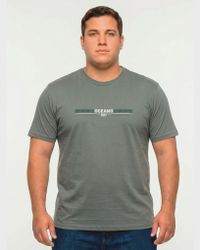 CAMISETA OCEANO PLUS SIZE RELEVO MALHA CONFORTO
