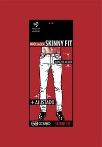CALÇA SKINNY OCEANO TRIPLE DRY BLACK