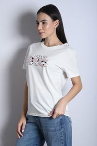 CAMISETA OCEANO FEMININA BASIC FIT GOLD
