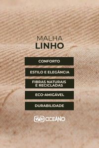 BERMUDA WALK OCEANO LINHO VISCOLINO