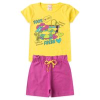 Foto do produto Conjuntinho Infantil Menina Verão  Tamanhos 4, 6, 8