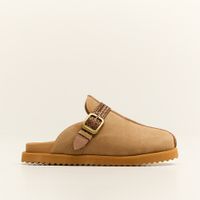 Foto do produto Sandália Mule Clog Camurça Nozes