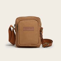 Foto do produto Bolsa Transversal Lona Camel