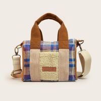 Foto do produto Bolsa Mini Tote Cotelê Xadrez