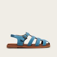 Foto do produto Sandália Fisher Flat Camurça Blue
