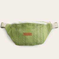 Foto do produto Pochete Grande Crochê Verde