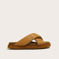 Foto do produto Sandália Slide Dunas Crochê Terra