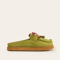 Foto do produto Mocassim Mule Clog Urban Camurça Oliva