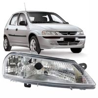 Foto do produto FAROL CELTA 1999 a 2006 MASCARA CROMADA LD 