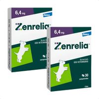 Foto do produto Kit 2 Zenrelia 6,4mg Dermatológico Para Cães 30 Comp- Elanco