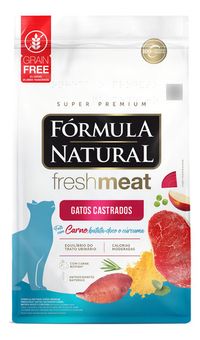 Foto do produto Ração Fórmula Natural Fresh Meat Gatos Castrados Carne 1kg