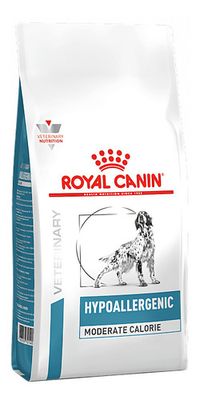 Foto do produto Alimento Royal Canin Veterinary Hypoallergenic Moderate Calorie Para Cão Adulto De Raza Todos Os Tamanhos Sabor Mix De 1