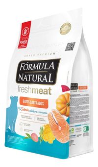 Foto do produto Fórmula Natural Fresh Meat Salmão Para Gatos Castrados 1kg