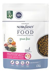 Foto do produto Nutrafases Ração Seca Grain Free Cordeiro 2.5kg Cães Todas Idades
